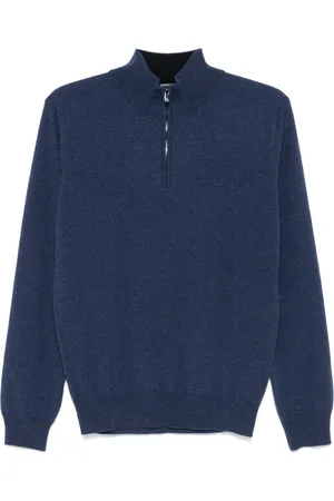 corneliani Herre, Strikkevarer, Blå, M