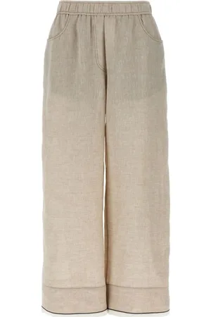 Brunello Cucinelli Dame, Bukser, Grå, S