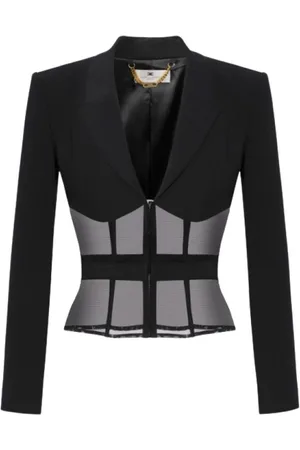 Elisabetta Franchi Dame, Jakker, Svart, S