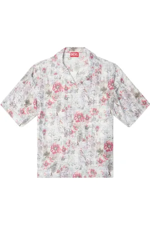Diesel Herre, Skjorter, Flerfarget, 2XL