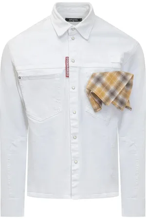 Dsquared2 Herre, Skjorter, Hvit, L