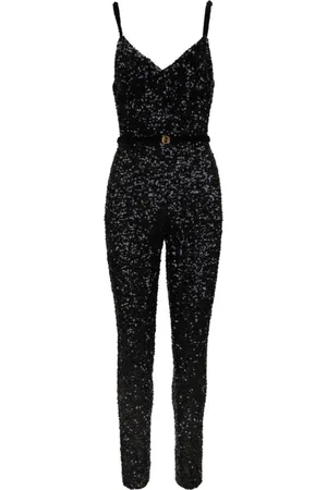 Elisabetta Franchi Dame, Jumpsuits & Playsuits, Svart, S