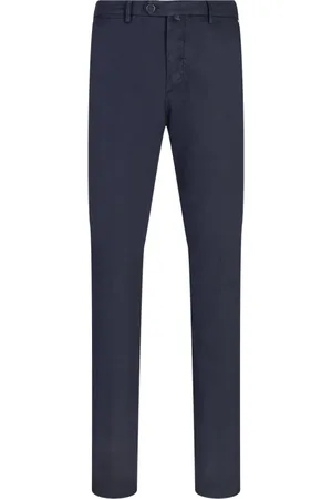 Kiton Herre, Bukser, Blå, W33