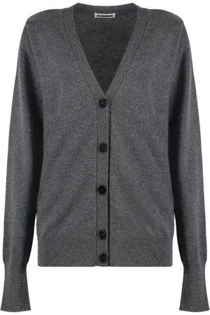 Jil Sander Dame, Strikkevarer, Grå, M
