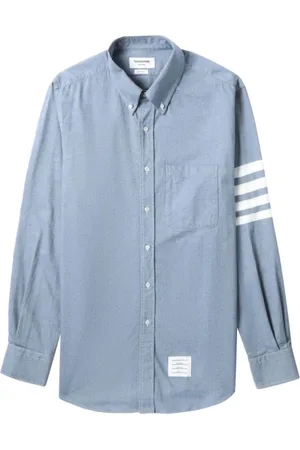 Thom Browne Herre, Skjorter, Blå, L