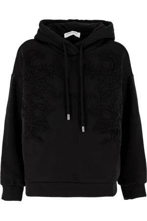 ERMANNO SCERVINO Dame, Gensere & Hettegensere, Svart, S