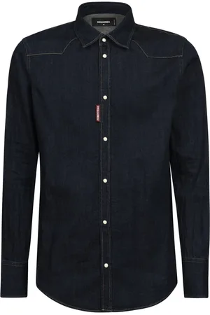Dsquared2 Herre, Skjorter, Blå, L