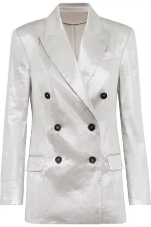 Brunello Cucinelli Dame, Jakker, Grå, S