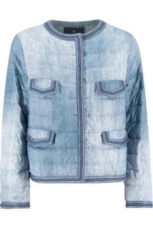 ERMANNO SCERVINO Dame, Jakker, Blå, 2XS