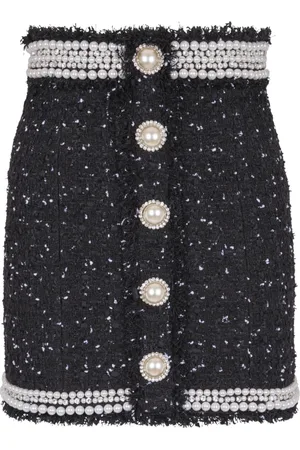 Balmain Dame, Skjørt, Svart, S