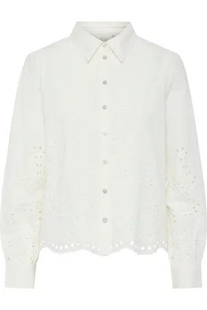 Y.A.S Dame, Bluser & Skjorter, Hvit, L
