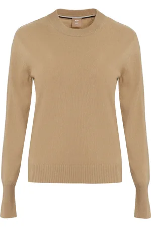 HUGO BOSS Dame, Strikkevarer, Brun, L