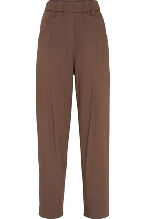 Brunello Cucinelli Dame, Bukser, Brun, L