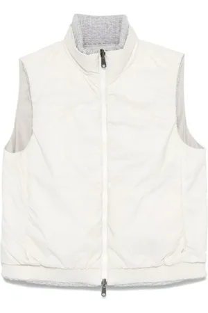 Brunello Cucinelli Dame, Jakker, Hvit, S