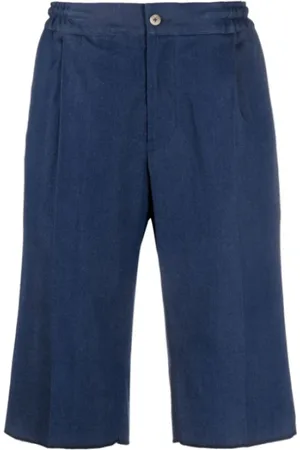 Kiton Herre, Shorts, Blå, L