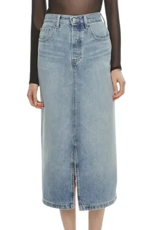 Tommy Hilfiger Dame, Skjørt, Blå, S