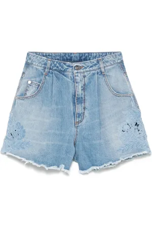 ERMANNO SCERVINO Dame, Shorts, Blå, S