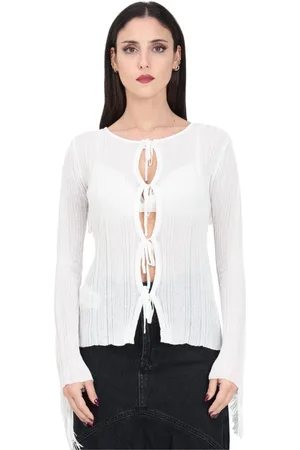 Pinko Dame, Strikkevarer, Hvit, S