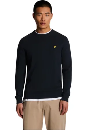 Lyle & Scott Herre, Strikkevarer, Blå, M