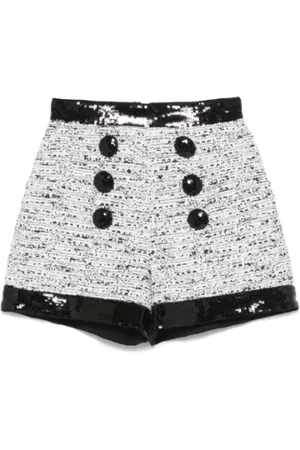 Balmain Dame, Shorts, Grå, M