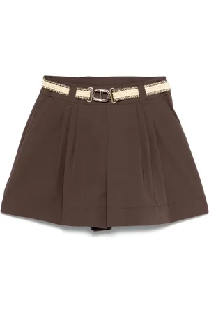 Twin-Set Dame, Shorts, Brun, S