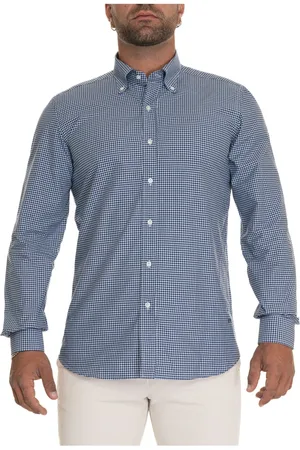 FAY Herre, Skjorter, Blå, 3XL