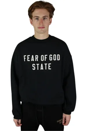 FEAR OF GOD Herre, Gensere & Hettegensere, Svart, 2XL