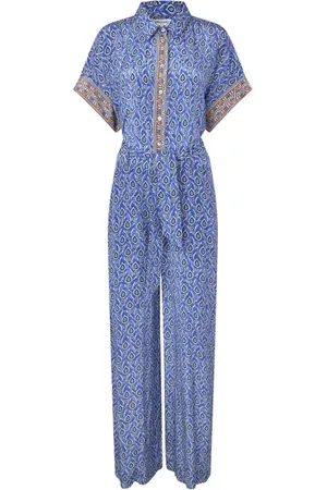 Lollys Laundry Dame, Jumpsuits & Playsuits, Blå, 2XL