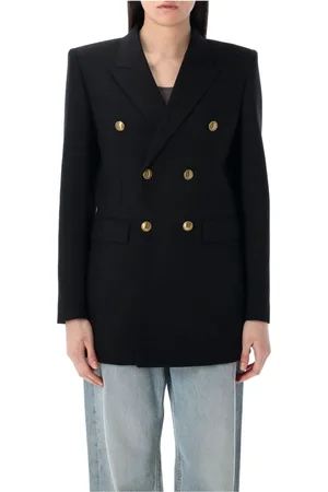 Saint Laurent Dame, Jakker, Svart, M