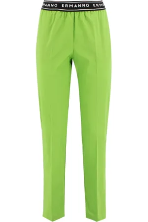 ERMANNO SCERVINO Dame, Bukser, Grønn, M