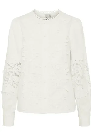 Y.A.S Dame, Bluser & Skjorter, Hvit, L
