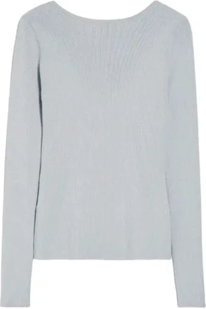 Max Mara Dame, Strikkevarer, Grå, M