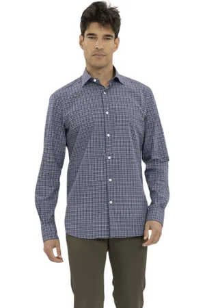 Ermenegildo Zegna Herre, Skjorter, Blå, XL