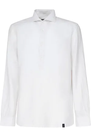 FAY Herre, Skjorter, Hvit, 4XL