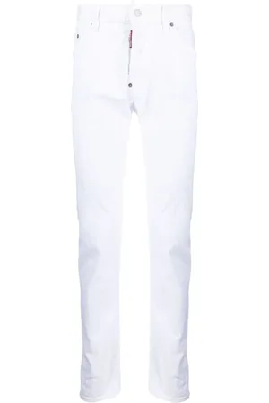 Dsquared2 Herre, Bukser, Hvit, XL
