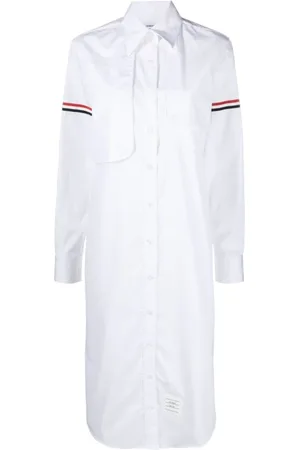 Thom Browne Dame, Kjoler, Hvit, S