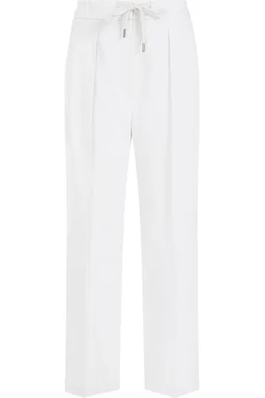 Brunello Cucinelli Dame, Bukser, Hvit, S
