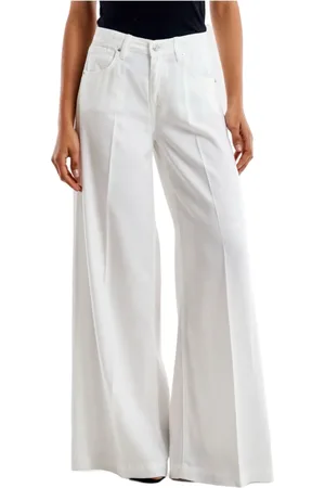 VICOLO Dame, Jeans, Hvit, S