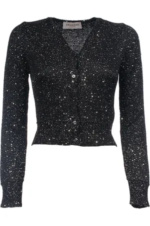 ERMANNO SCERVINO Dame, Strikkevarer, Svart, S