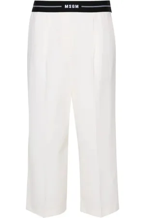 Msgm Dame, Bukser, Hvit, M