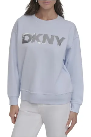 DKNY Dame, Gensere & Hettegensere, Blå, L