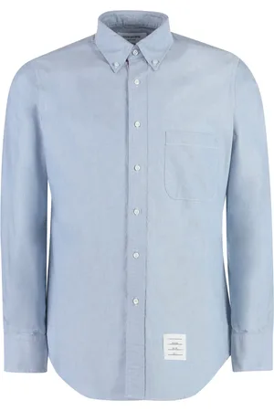 Thom Browne Herre, Skjorter, Blå, S