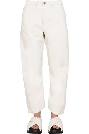 Jil Sander Dame, Bukser, Hvit, S