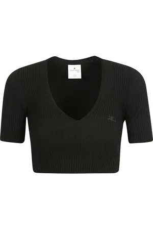 Courrèges Dame, Strikkevarer, Svart, M
