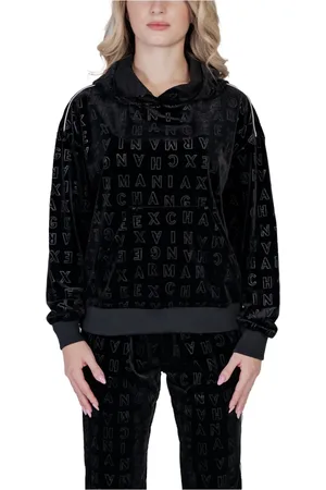 Armani Exchange Dame, Gensere & Hettegensere, Svart, S