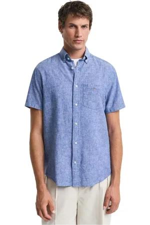 GANT Herre, Skjorter, Blå, XL