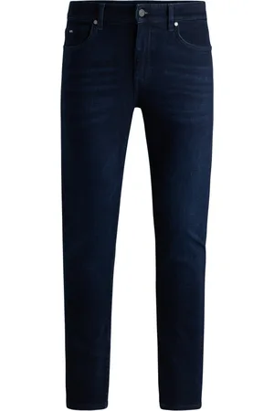 HUGO BOSS Herre, Jeans, Blå, W32 L32