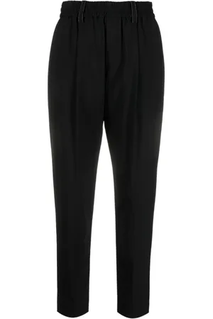 Brunello Cucinelli Dame, Bukser, Svart, L