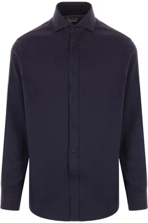 Brunello Cucinelli Herre, Skjorter, Blå, L
