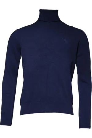 Dolce & Gabbana Herre, Strikkevarer, Blå, M